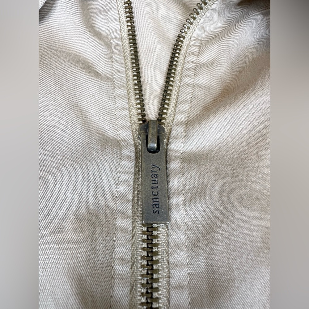 Sanctuary Women’s Drawstring Utility Jacket in Sandstone Size Small - Picture 9 of 10